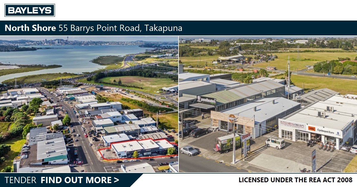 Commercial Tender 55 Barrys Point Road, Takapuna, North Shore Bayleys