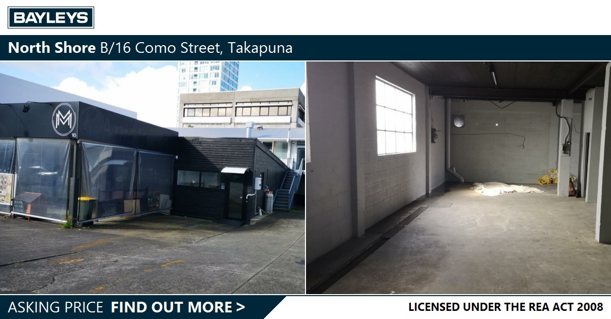 Commercial Asking Price NZ$25,000 + GST: B/16 Como Street, Takapuna ...