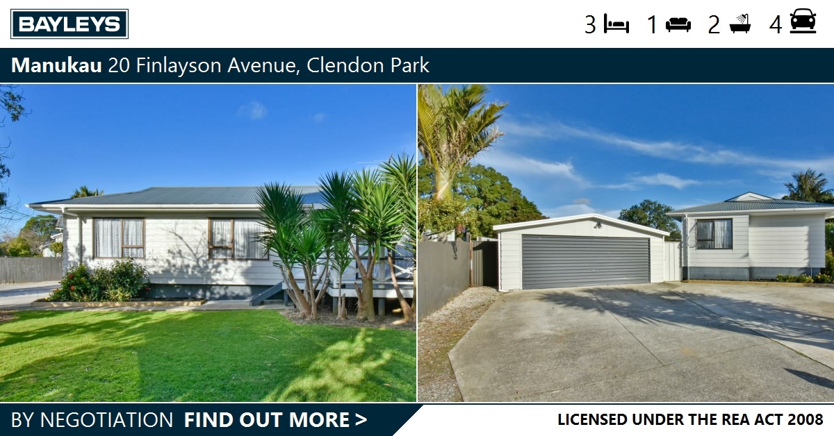 Great investment or family home late $600's - 20 Finlayson Avenue, Clendon  Park | Bayleys Real Estate Ltd