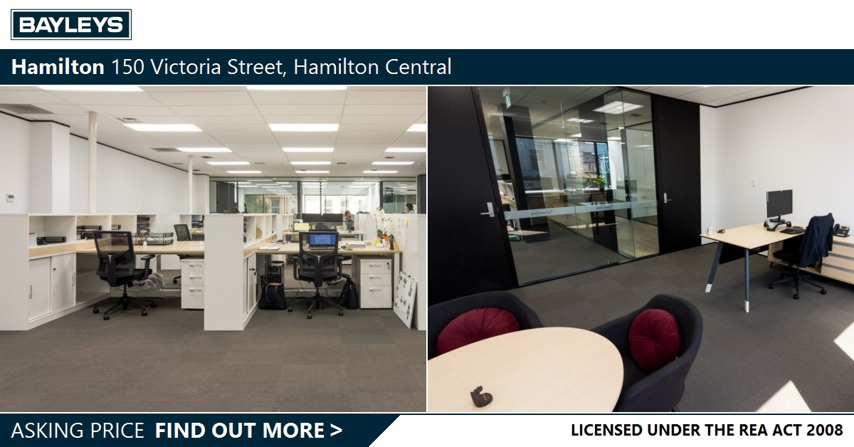 High quality office space - 150 Victoria Street, Hamilton Central | Success  Realty Limited