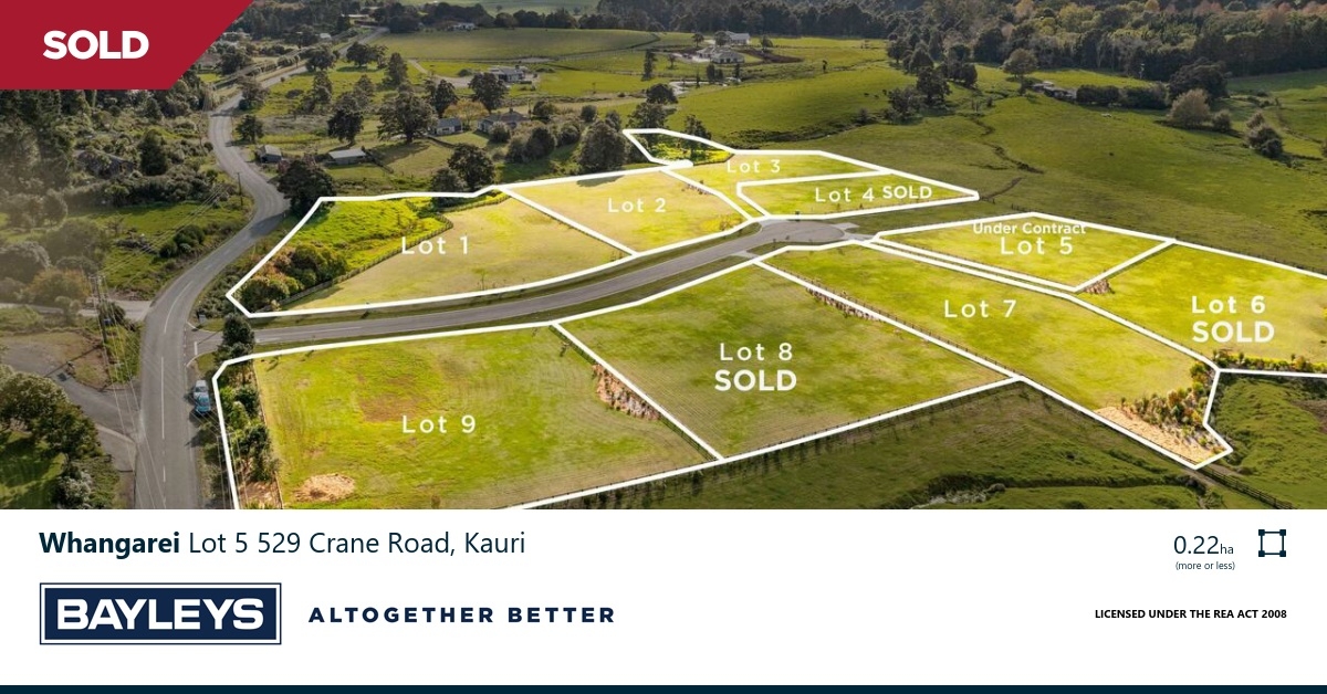 Lifestyle For Sale by Negotiation Lot 5 529 Crane Road, Kauri