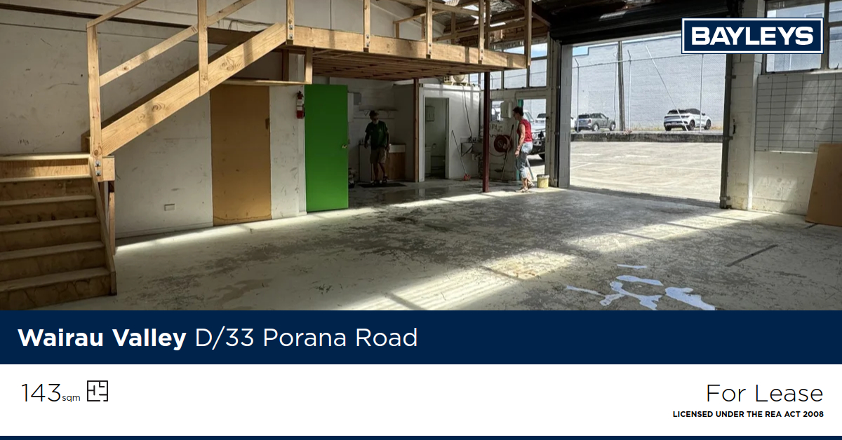 Great Trade Unit D 33 Porana Road Wairau Valley Commercial North Shore Ltd