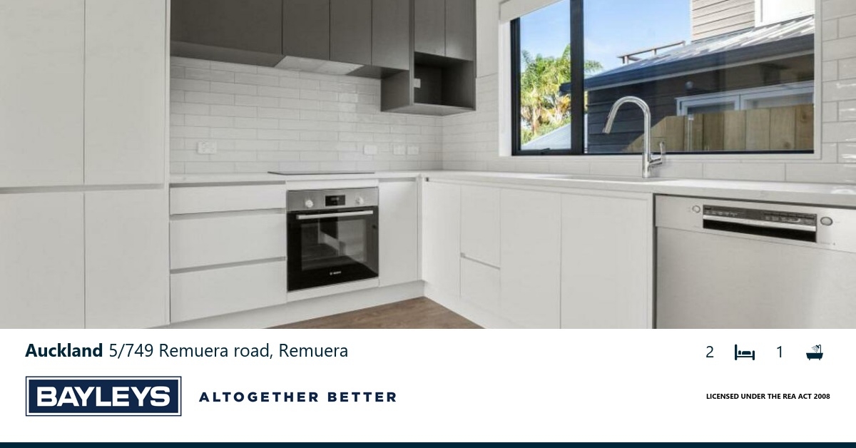 Residential For Rent NZ780 per week 5/749 Remuera road, Remuera