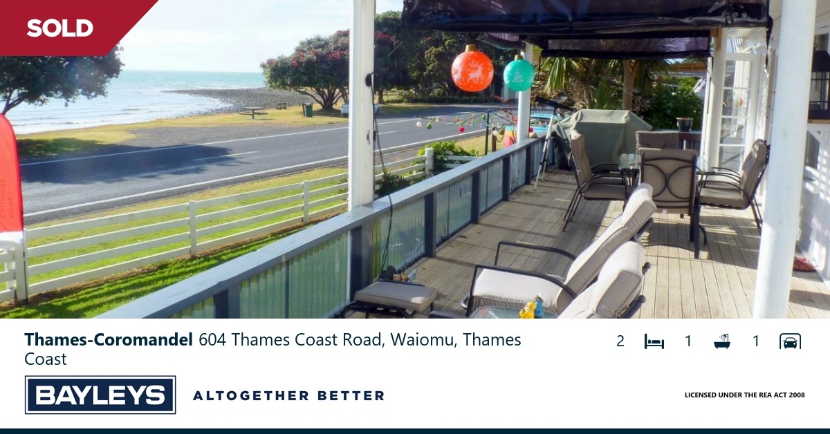 Residential For Sale NZ595,000 604 Thames Coast Road, Waiomu, Thames