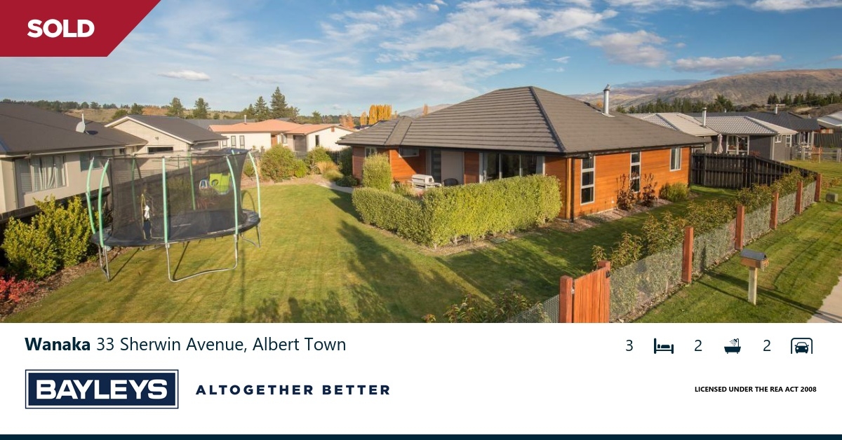 Residential Private Treaty 33 Sherwin Avenue, Albert Town, Wanaka