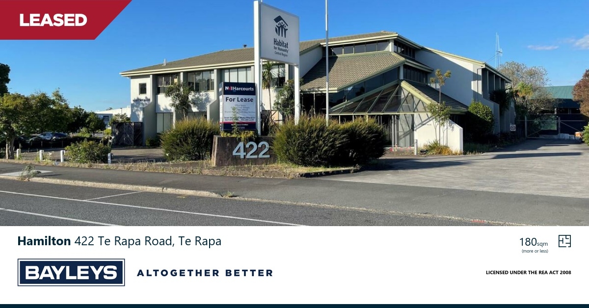 Commercial For Lease by Negotiation: 422 Te Rapa Road, Te Rapa ...