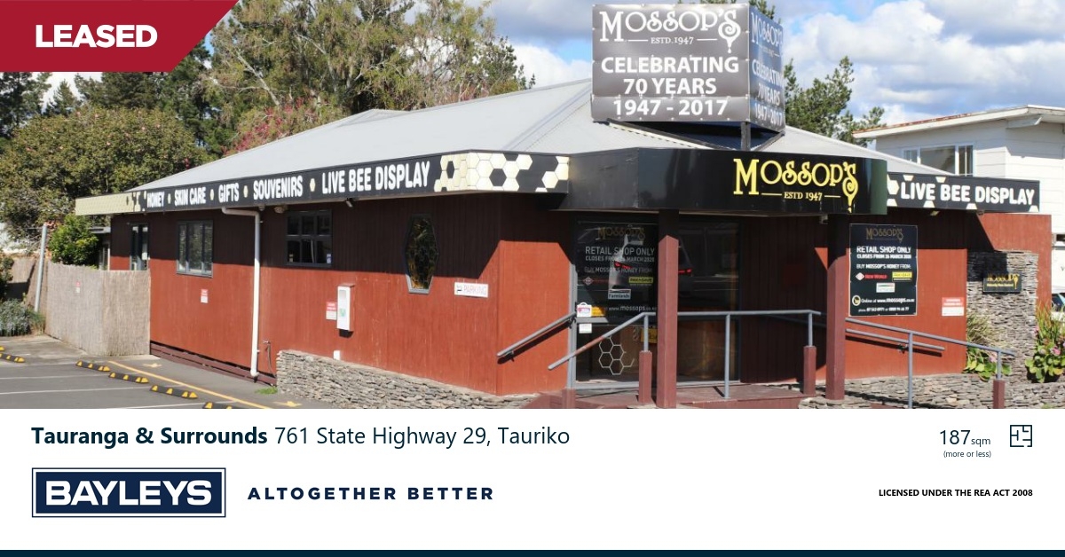 Commercial For Lease NZ$38,000 + GST: 761 State Highway 29, Tauriko ...