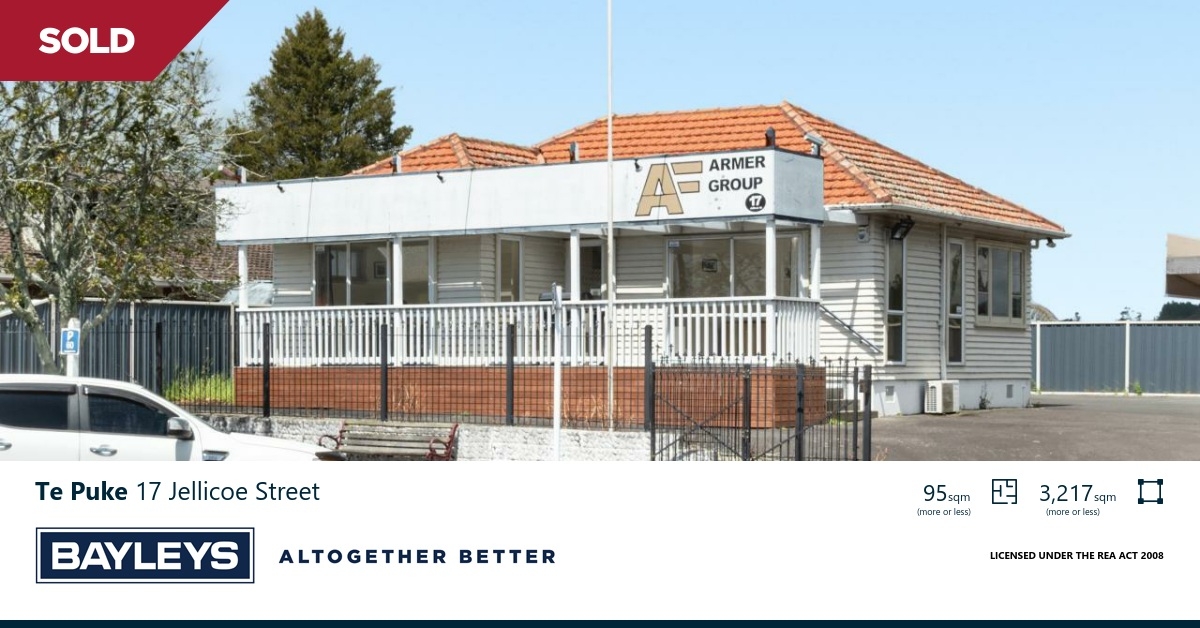 Commercial Auction: 17 Jellicoe Street, Te Puke, Te Puke | Bayleys