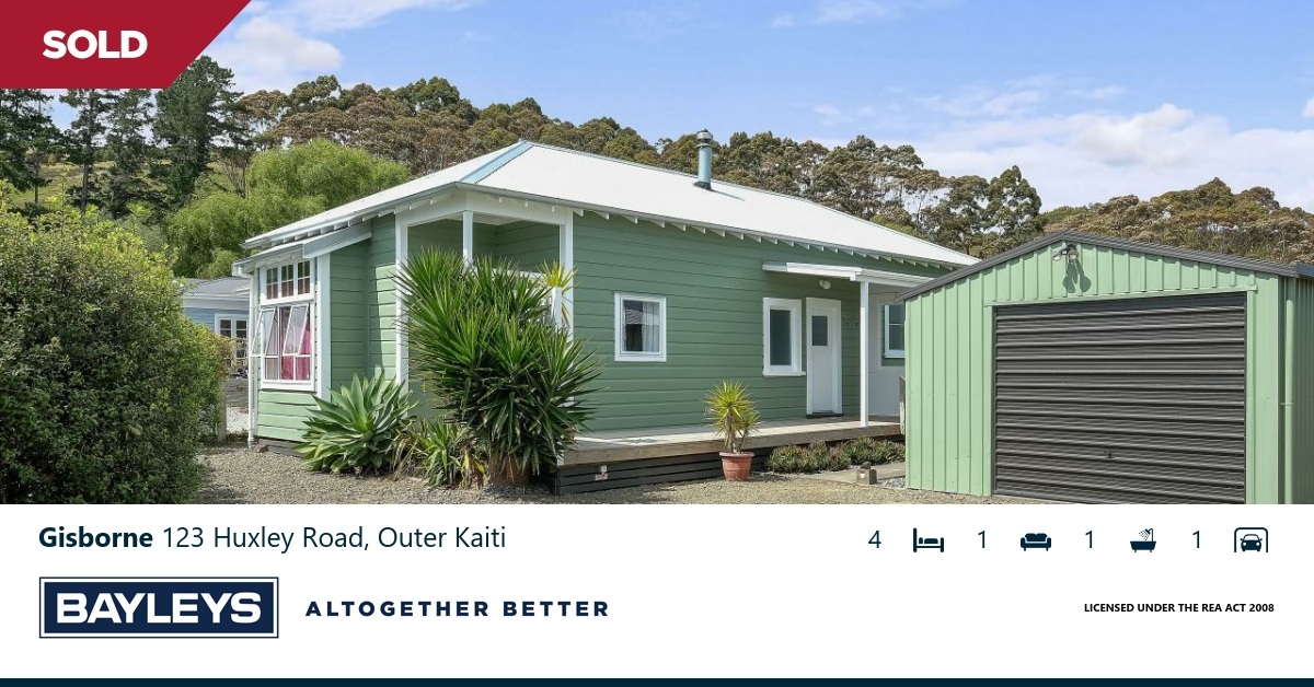 Residential Auction: 123 Huxley Road, Outer Kaiti, Gisborne | Bayleys