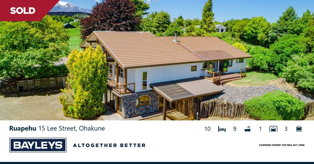 Sizeable lodge and landholding in central Ohakune - 15 Lee Street, Ohakune  | Whalan and Partners Ltd