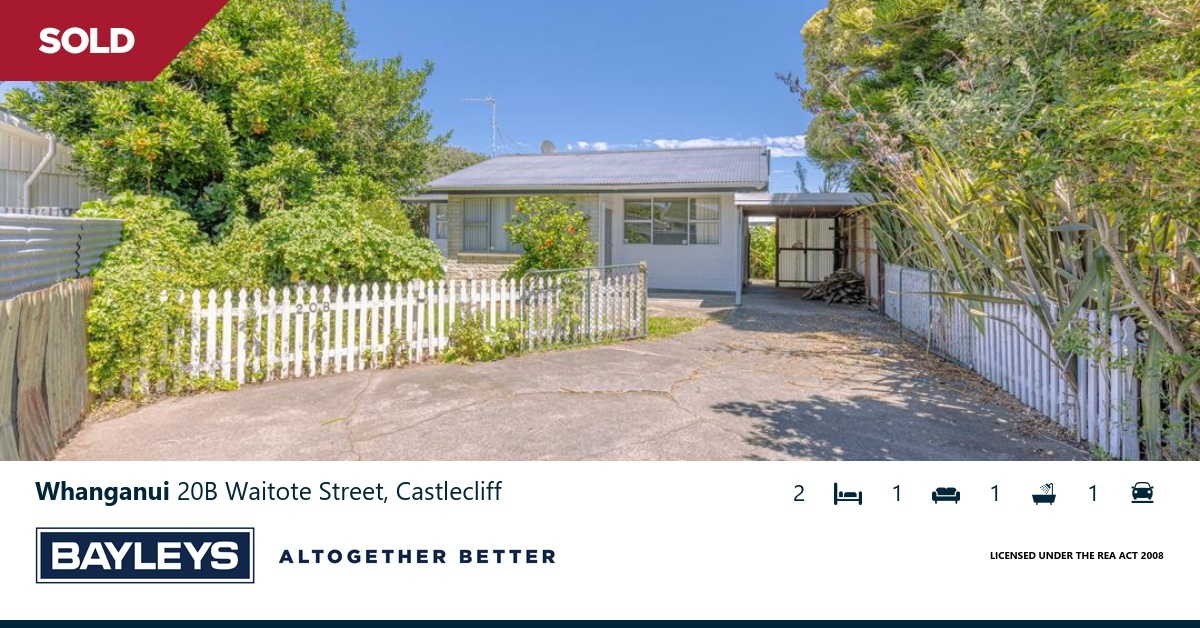 Residential Asking Price NZ$320,000: 20B Waitote Street, Castlecliff ...