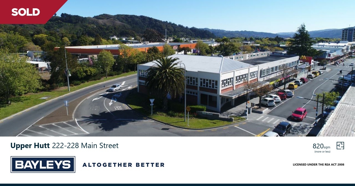 Commercial Auction 222 228 Main Street Upper Hutt Upper Hutt Bayleys