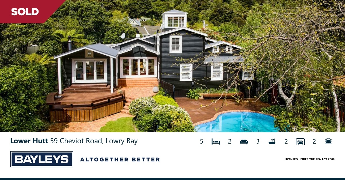 Residential For Sale by Negotiation 59 Cheviot Road, Lowry Bay, Lower