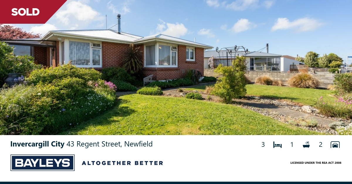 Residential Asking Price NZ$379,000: 43 Regent Street, Newfield ...