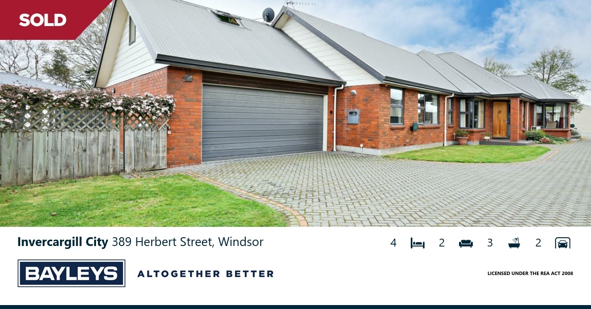 Residential Asking Price NZ849,000 389 Herbert Street, Windsor, Invercargill City Bayleys