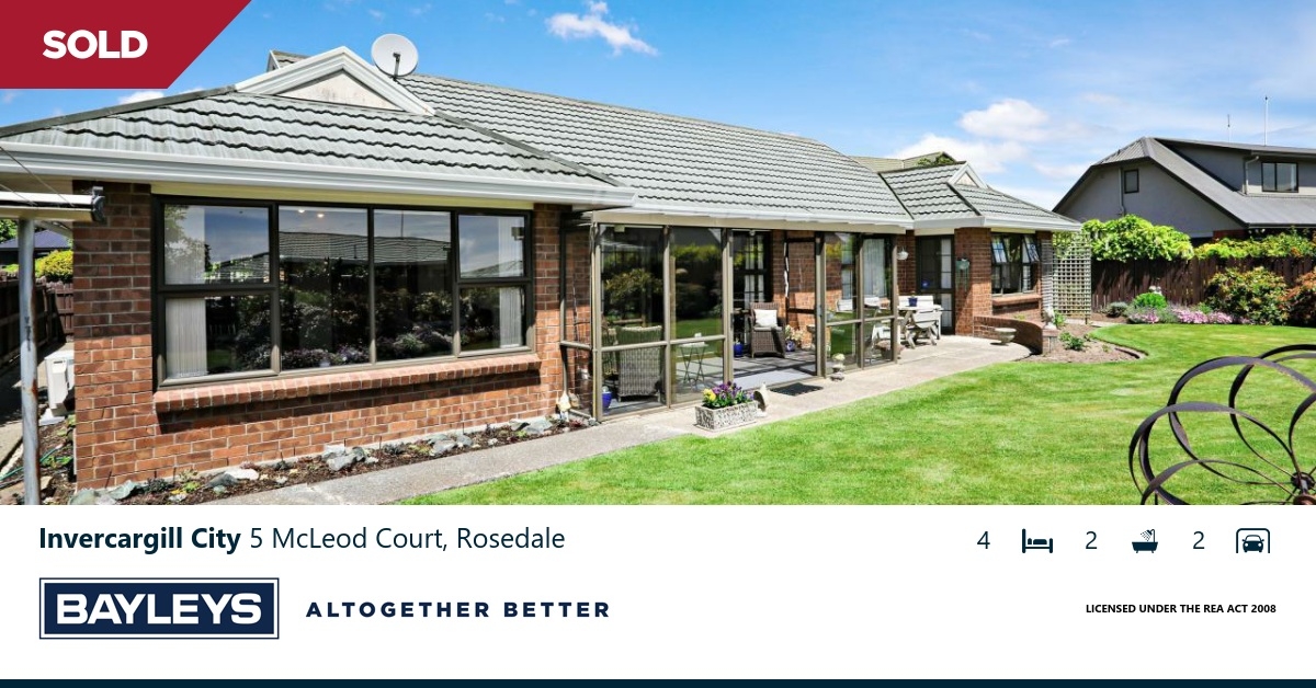 Residential Offers/Enquiries Over NZ$699,000: 5 McLeod Court, Rosedale ...