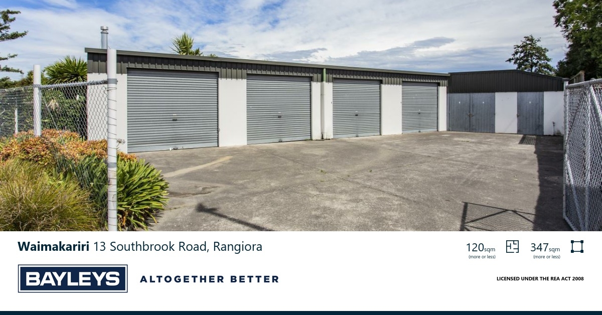 High profile site 13 Southbrook Road, Rangiora Whalan and Partners Ltd